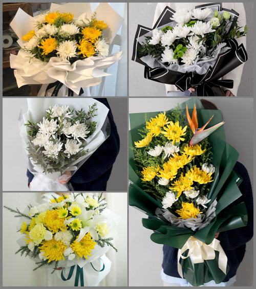 广西钦州钦北区新棠镇白事花束代送
